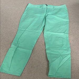 The Limited mint green work pants